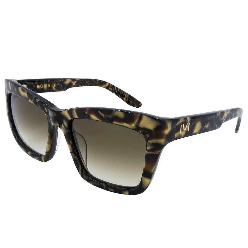 NEW IVI VISION women's bonnie sunglasses in polished tigers eye / bronze gradien